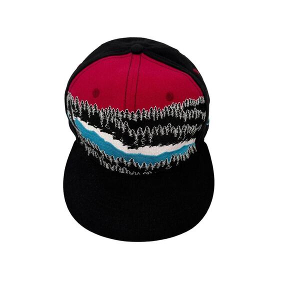 Spark Embroidered Snapback Hat With Scenic Design - Picture 1 of 5